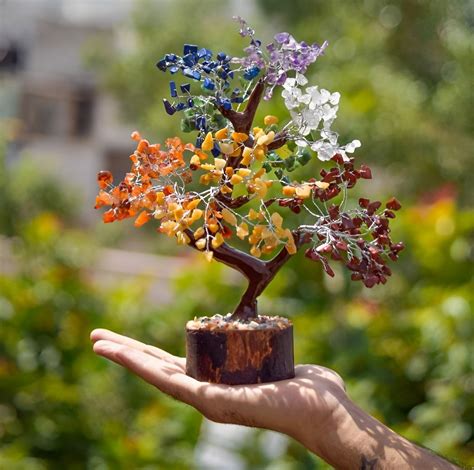 Original Seven Chakra Crystal Tree for Wealth & Prosperity, Health, Gr ...