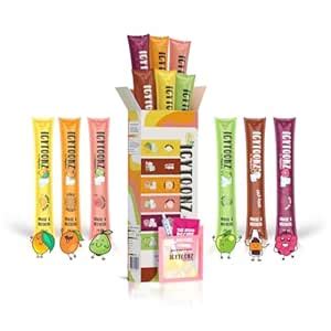 ICYTOONZ Ice Pops DIY Kit Mood Infusion | 6 Flavours Box - Pack of 6 ...
