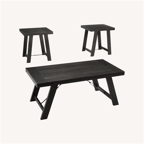 Ashley Furniture Coffee Table Set - 1 Coffee Table + 2 Side Tables ...