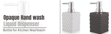 Nimbose® Acrylic Plastic Liquid Soap Dispenser Set, Bathroom Sanitizer ...