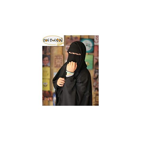 Buy bonballoon Black XL Long Saudi Layered Niqab Niqabs Nikab Naqaab 3 ...