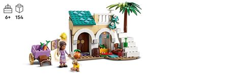 LEGO ǀ Disney Asha in The City of Rosas 43223 Building Toy Set (154 ...