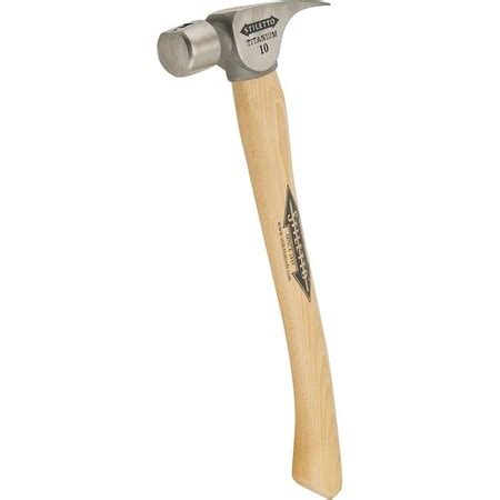 Stiletto STILETTO FH10C Straight Claw Finishing Hammer, 10 oz Head ...