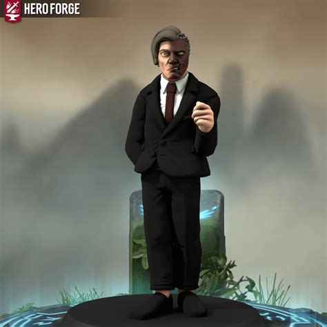 Harvey "Two-Faced" Dent : r/HeroForgeMinis
