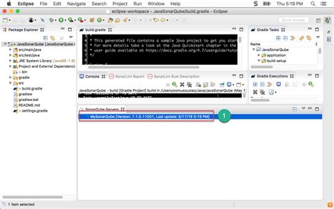 Java SonarQube Tutorial 的图像结果