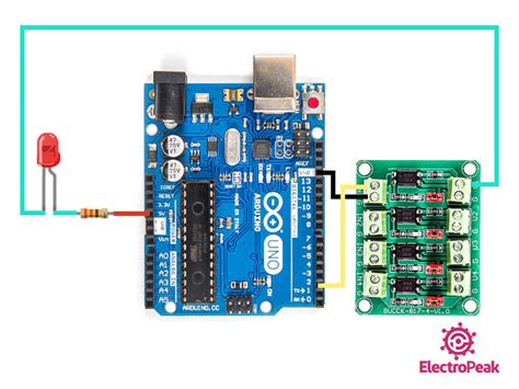 Interfacing PC817 4-Channel Optocoupler Module With Arduino, 50% OFF