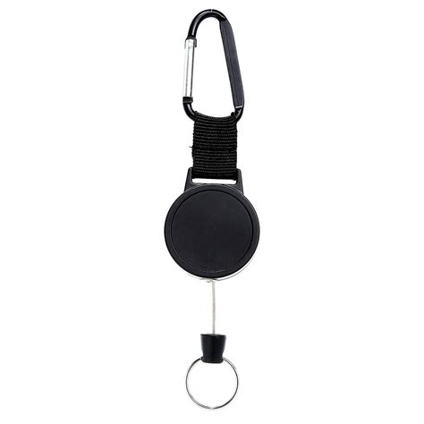 Heavy-Duty Retractable Key Chain Retractable ID Badges Reel Clip with ...