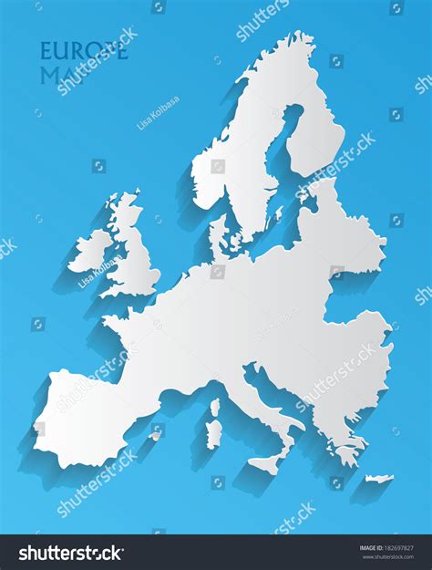 Europe Map Vector 的图像结果