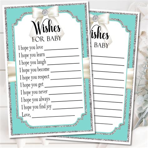 Baby Shower Wishes Card