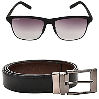 Buy CREATURE Combo Pack of Reversible PU-Leather Brown/Black Belt and ...