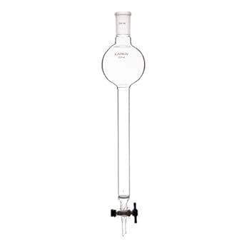 Laboy Glass Chromatography Column 24/40 with 250mL Reservoir & Fritted ...