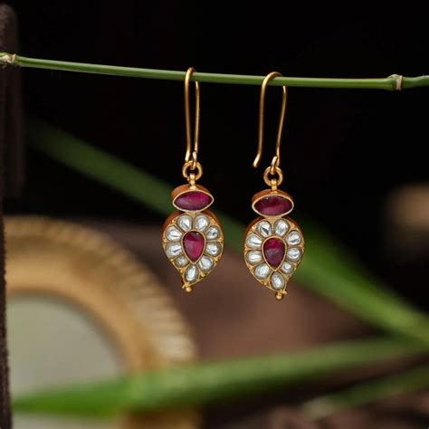 Sarika Silver Reversible Earrings