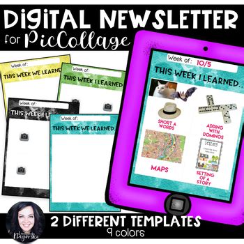 Watercolor Newsletters Teaching Resources | TPT