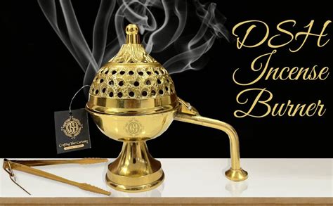 DSH CRAFTING YOUR CURIOSITY Dsh Home Purifying Brass Dhuna Loban Burner ...
