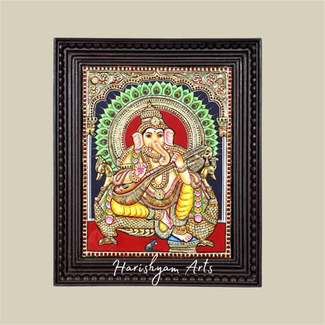 Ganesha Tanjore Painting
