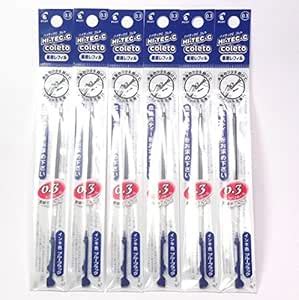 Pilot Hi-Tec-C Coleto Gel Ink Pen Refill 0.3mm, Blue Black, × 6 Packs ...