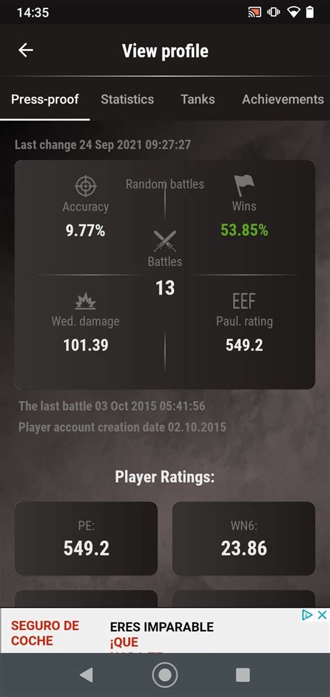 WoT Blitz Statistics APK Download for Android Free