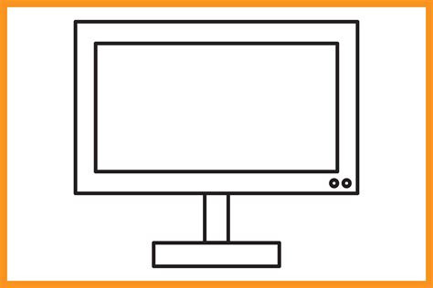 Computer Screen Coloring Page 的图像结果