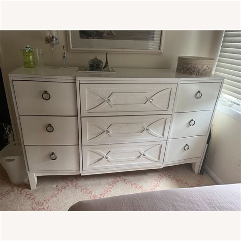 Pottery Barn White 9 Drawer Dresser - AptDeco