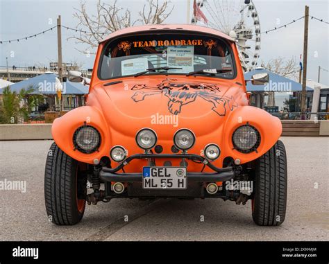 Scheveningen, The Netherlands, 26.05.2024, Vintage Volkswagen Baja Bug Off-road from 1968 at The ...