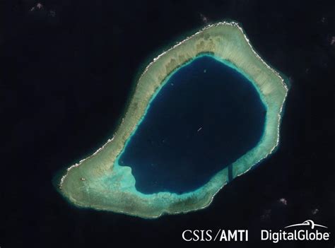 中国南沙渚碧礁等岛礁最新卫星图(2022年) - 知乎