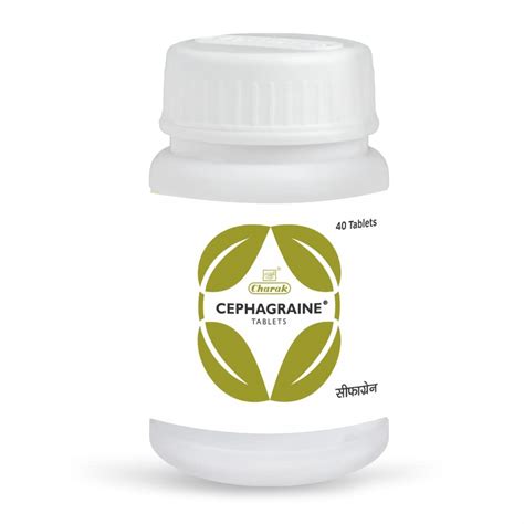 Buy Charak Pharma Cephagraine Tablet to Manage Migraine and Sinusitis ...