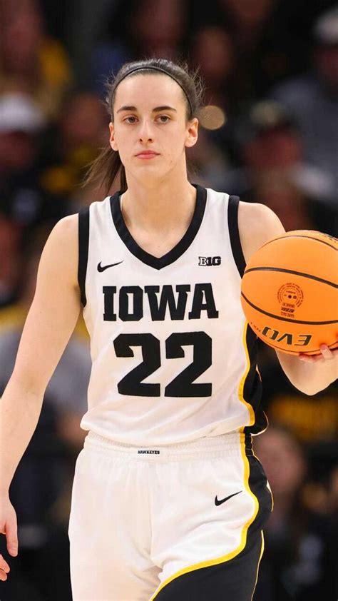 Caitlin Clark Shooting Basketball