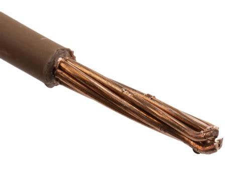 RS PRO | RS PRO Brown 10mm² Hook Up Wire, 7/1.35 mm, 100m, LSNH EI5 ...