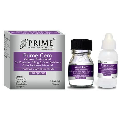 Buy Prime Dental Prime Cem Ceramic Reinforced Glass Ionomer Cement ...