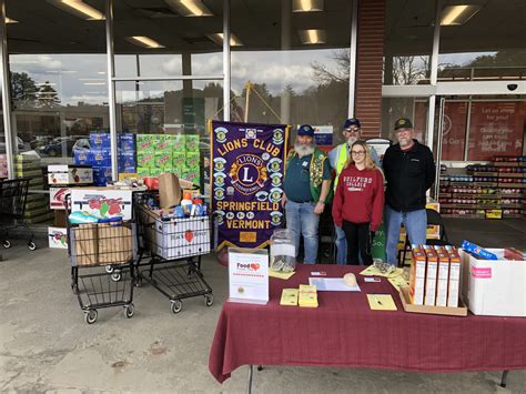 Springfield Lions Club food drive a success - The Vermont Journal & The Shopper