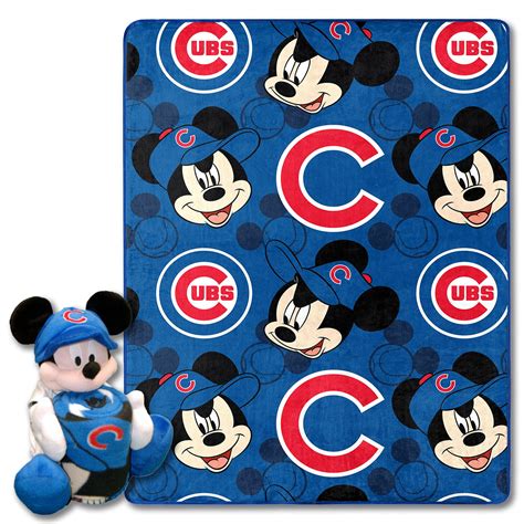 OFFICIAL MLB Cubs & Disney's Mickey Mouse Character Hugger Pillow ...