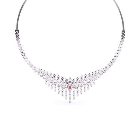 Buy Lab Grown Diamond Heavy Necklaces Online India