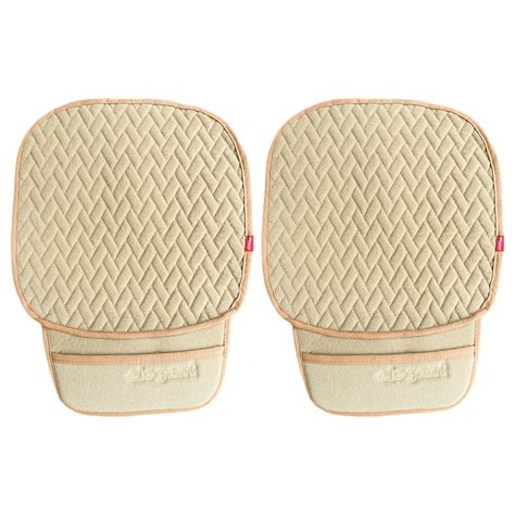 Caper Cool Pad Car Seat Cushion Beige (Set of 2) – Elegant Auto Retail