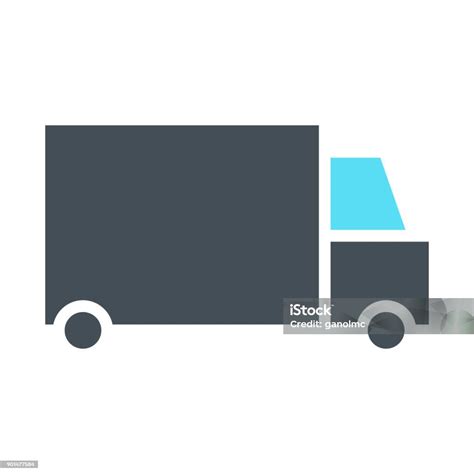 Ilustración de Entrega Carro Pixel Perfecto Vector Silueta Icono 48 X ...