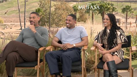 Mufasa Interview: Aaron Pierre, Kelvin Harrison Jr., & Tiffany Boone ...