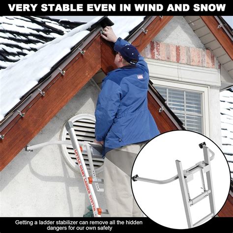 Buy Ladder Stabilizer for Roof Gutter Roof Ladder Accessories Wing Span ...