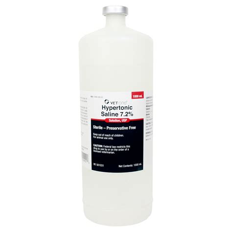 VetOne Hypertonic Saline Solution 7.2% Rx | PBS Animal Health
