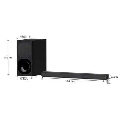 Sony HT-S20R Real 5.1ch Dolby Digital Soundbar for TV with subwoofer ...