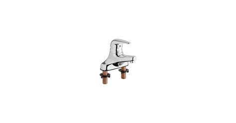 Chicago Faucets 420-MPABCP Centerset Bathroom Faucet with 4" Faucet ...