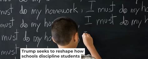 Trump seeks to reshape how schools discipline students | Life & News