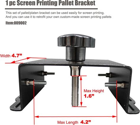 Buy LGXEnzhuo Screen Printing Platen Bracket Pallet Mounting Tool ...