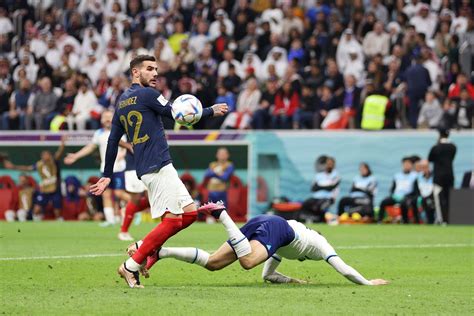 Theo Hernandez: Why wasn't France man sent off for foul on England's ...