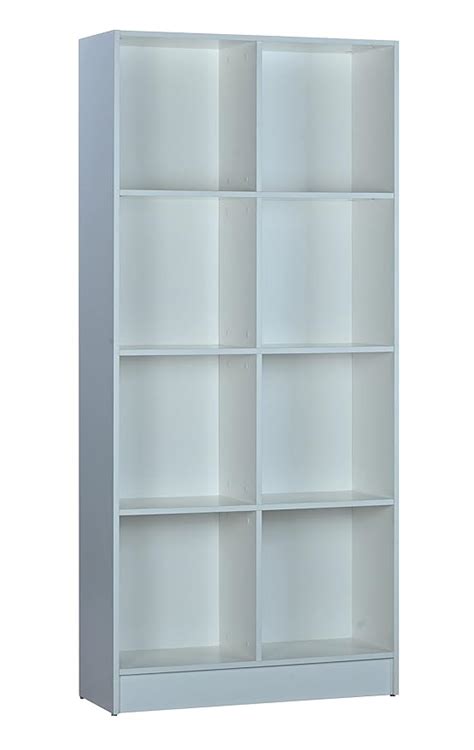 DeckUp Meritus-L 4-Shelf Engineered Wood Book Shelf and Display Unit ...