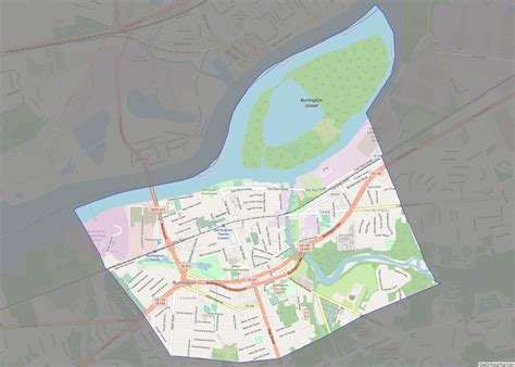 Map of Florence CDP, New Jersey - Thong Thai Real