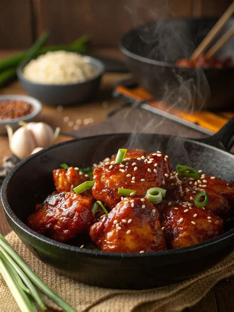 Sticky Honey Gochujang Chicken Recipe in 30 Minutes