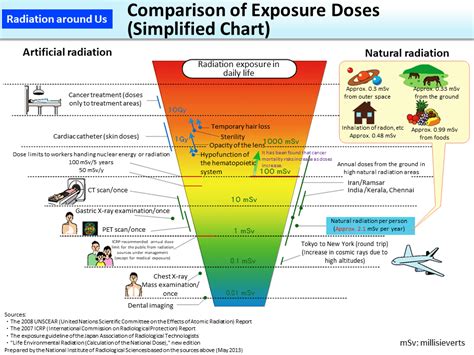 Radiation Levels Chart 的图像结果