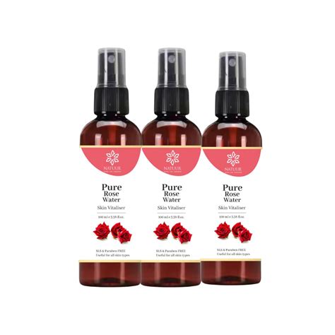 Rose water 100 ml x 3 – Natuur.in
