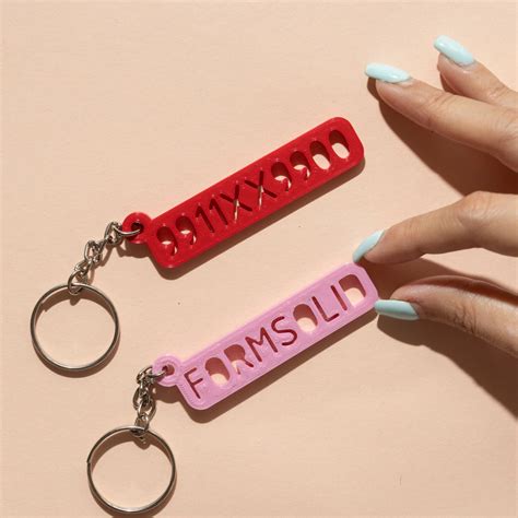 Unique Embossed Keychains And Tags, Customized Keychains And Tags ...