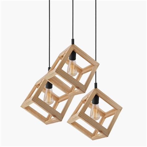 Buy HOMESAKE Wooden Cluster Ceiling Lamp from Homesake at just INR 5198.0