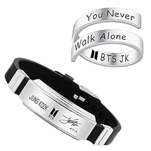 Buy University Trendz Combo Pack of BTS Signature Jungkook Bracelet ...